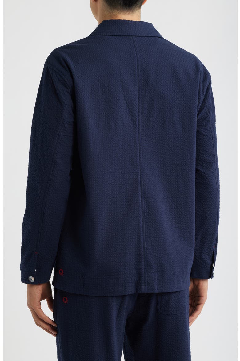 Mr. Lynch's Cunningham Seersucker Blazer, Alternate, color, DARK NAVY
