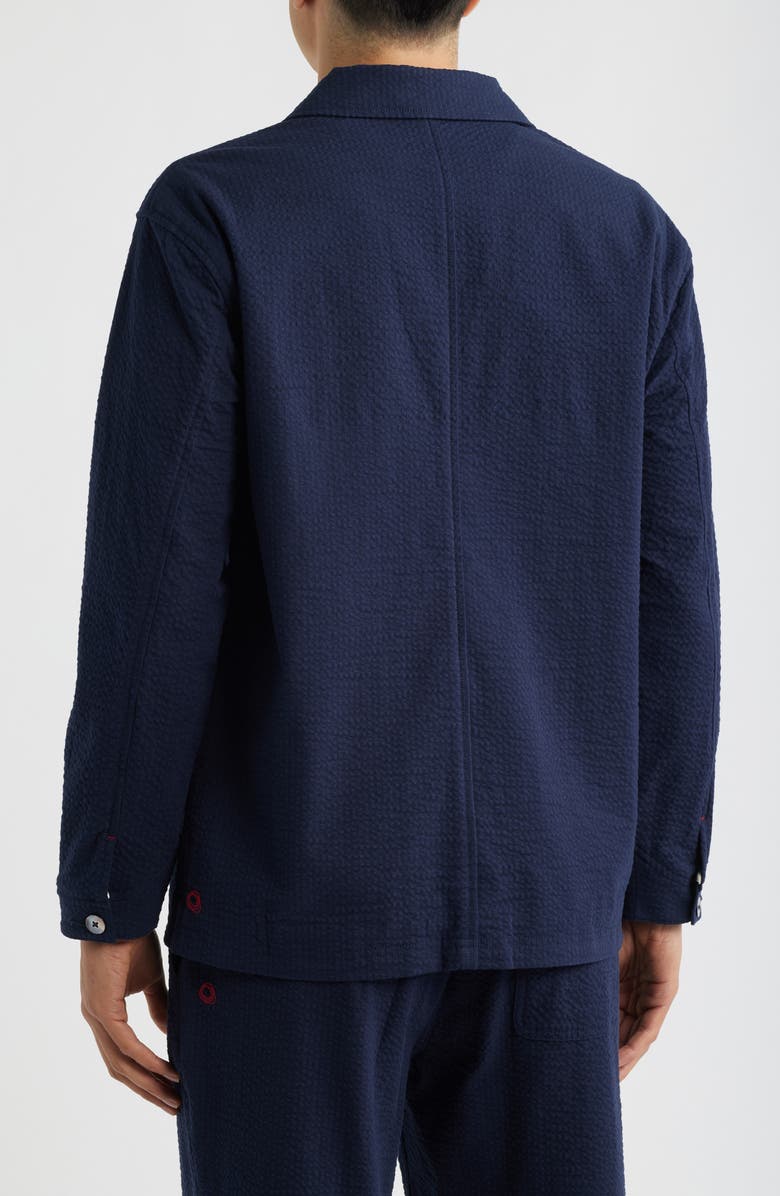 Imperfects Mr. Lynch's Cunningham Seersucker Blazer, Alternate, color, Dark Navy