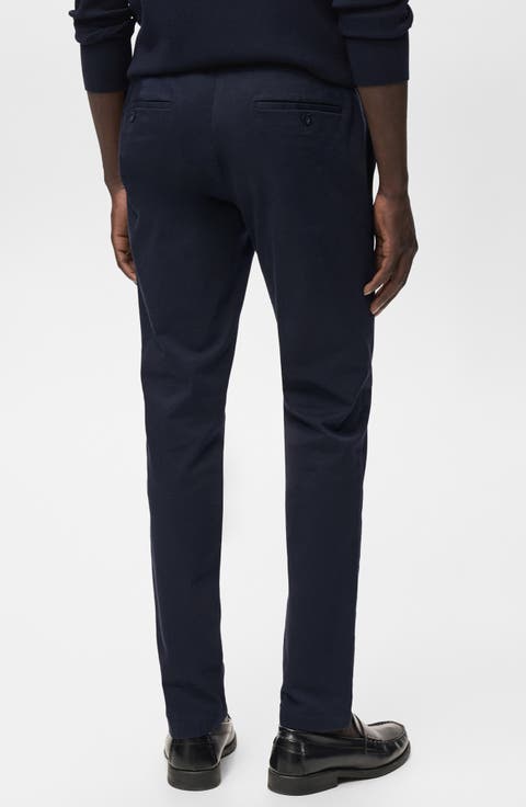 Barna Slim Fit Stretch Twill Chino Pants