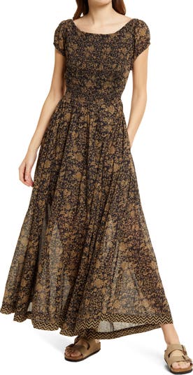 favorite daughter the favorite strapless maxi dress Favorite Daughter The Best Dressed Guest Dress in Blondie