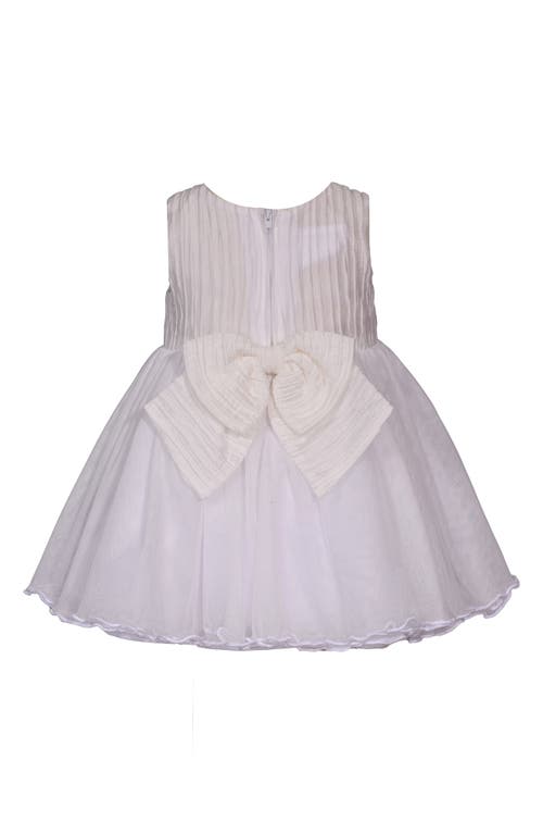 Iris & Ivy Rosette Party Dress & Bloomers In White