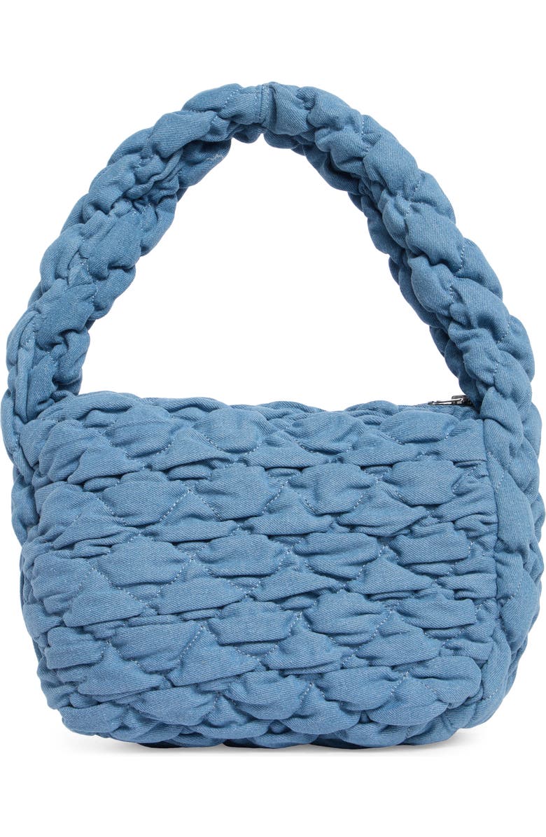 Lucky Brand Joan Quilted Shoulder Bag, Alternate, color, Blue