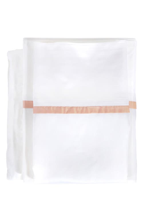 Pom Pom At Home Langston Sateen Sheet Set In White