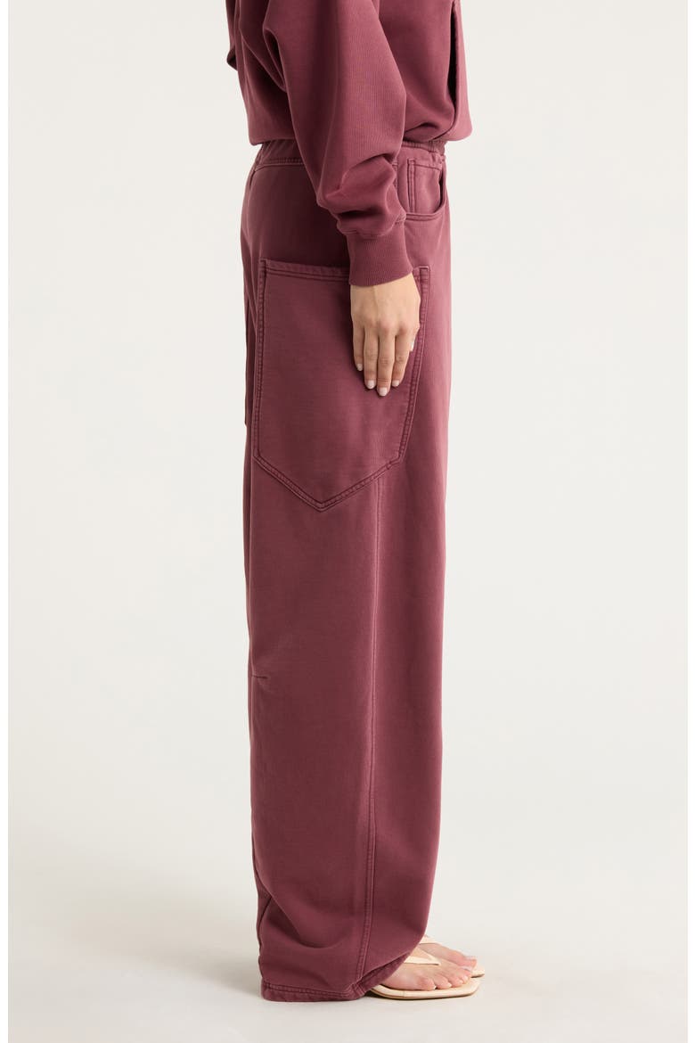 Ryan Cotton Barrel Sweatpants, Alternate, color, FIG
