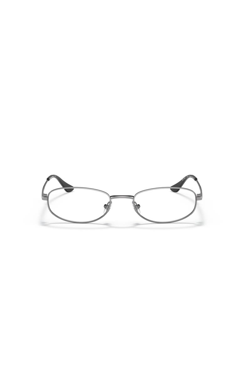 Brooks Brothers 52mm Oval optical glasses, Alternate, color, Grey