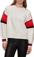 Sanctuary Sporty Stripe Crewneck Sweater