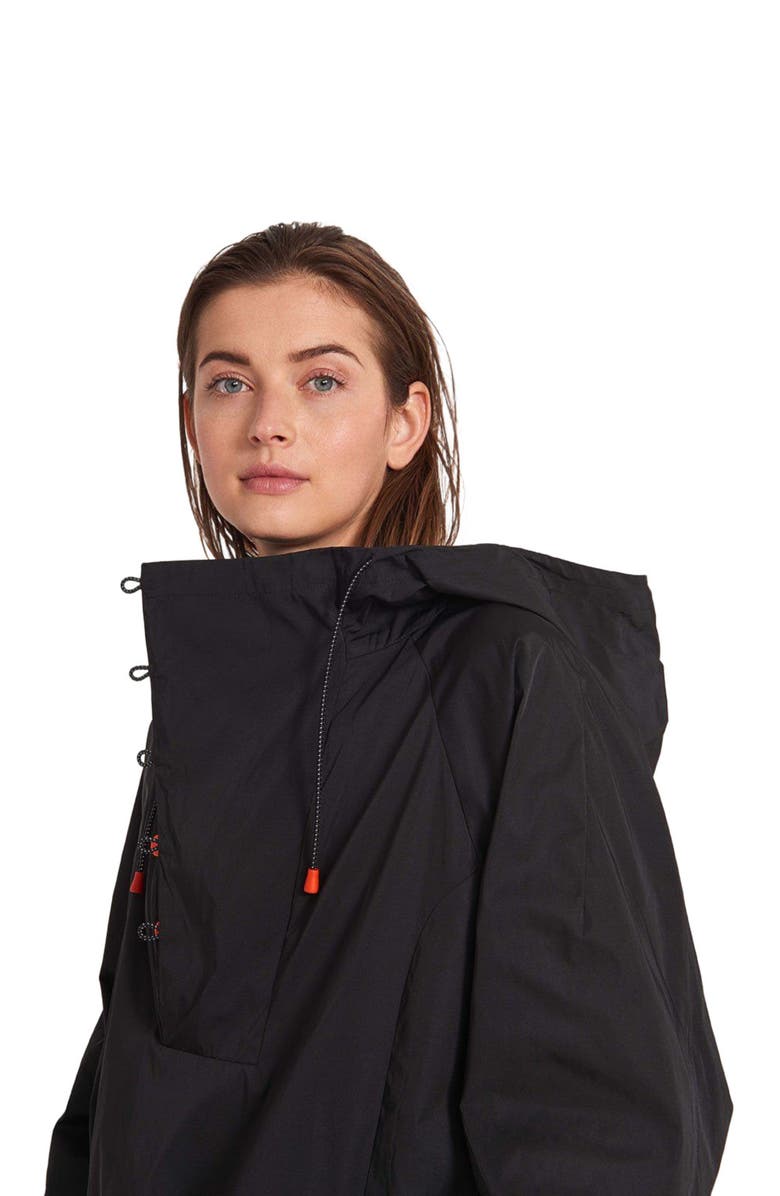 Ansea The Anorak Jacket, Alternate, color, Black
