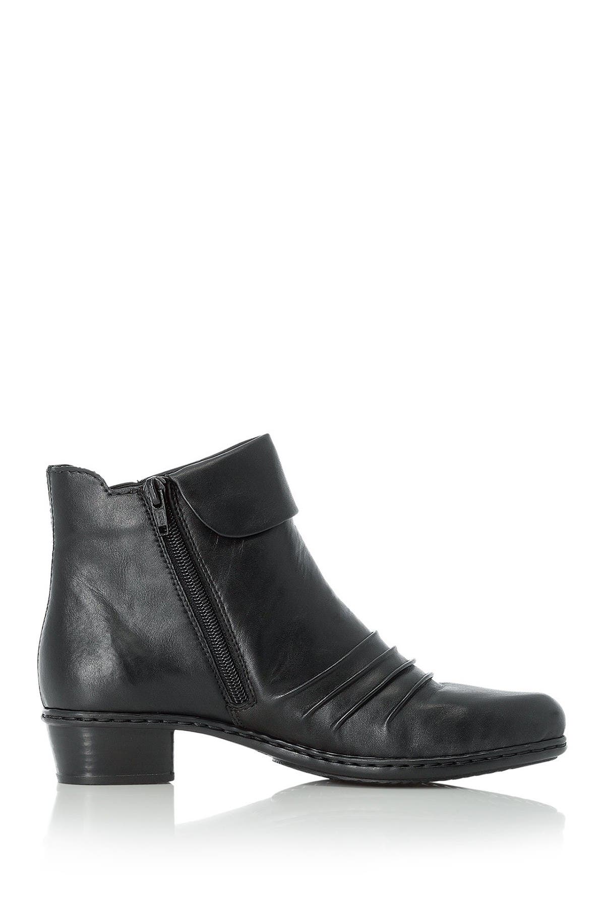 Rieker Fabiola Leather Block Boot, Main, color, 