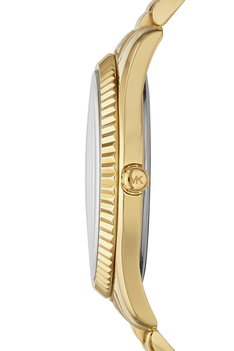 Michael Kors 'Blake' Bracelet Watch, 42mm, Alternate, color, GOLD/ EMERALD GREEN