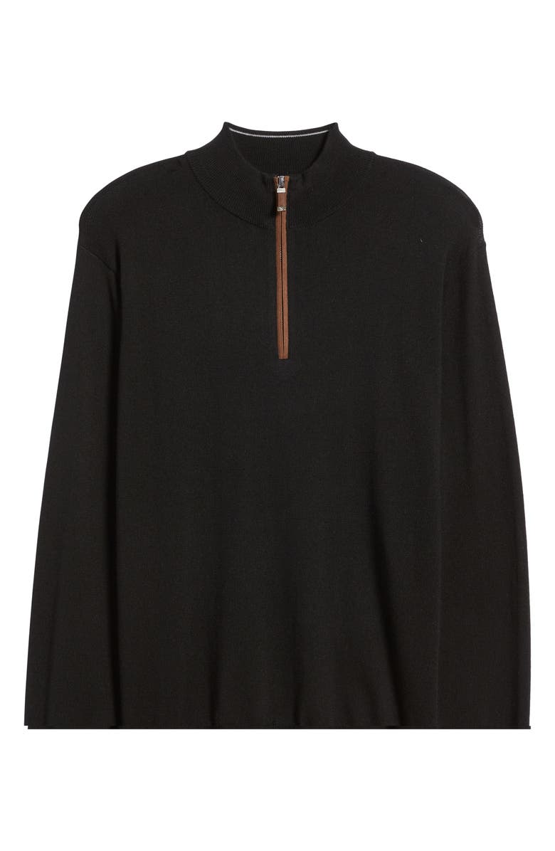 Peter Millar Autumn Crest Wool Blend Quarter Zip Pullover, Alternate, color,