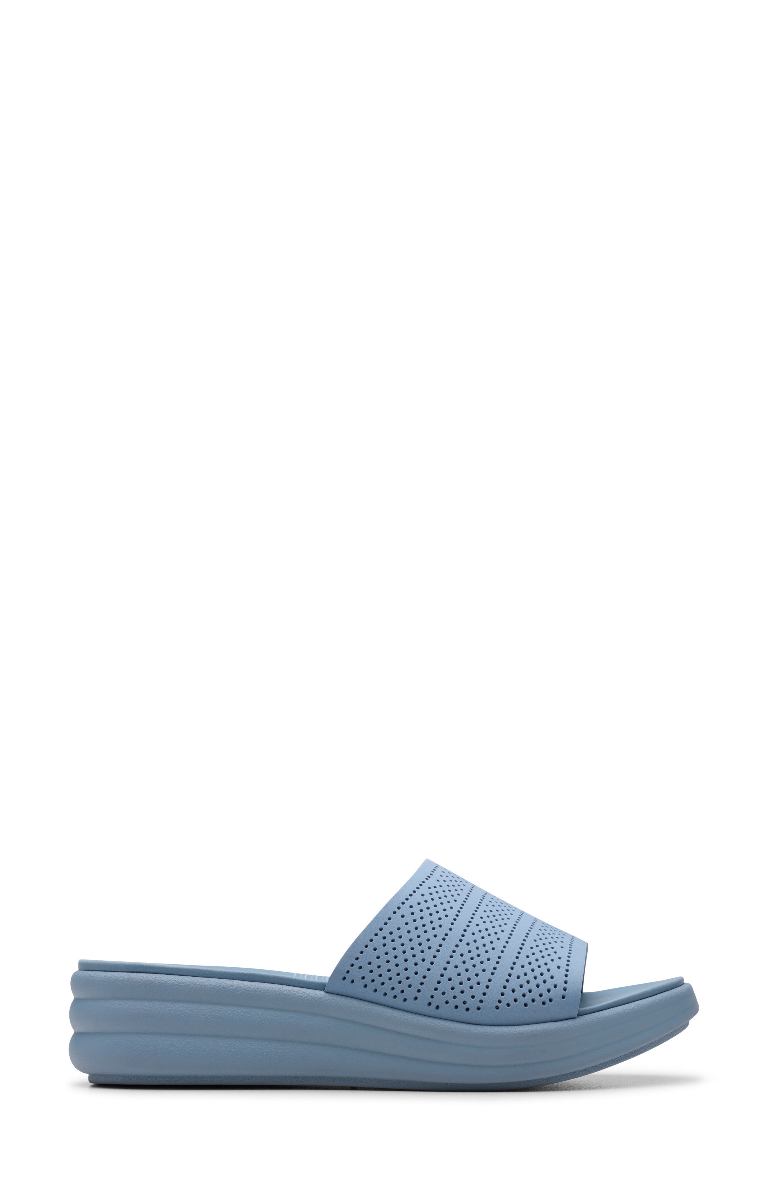 Drift Twist Wedge Slide Sandal, Alternate, color, LIGHT BLUE