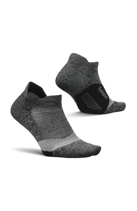 Elite Light Cushion No Show Tab Athletic Ankle Socks  Sport Sock with Targeted Compression
