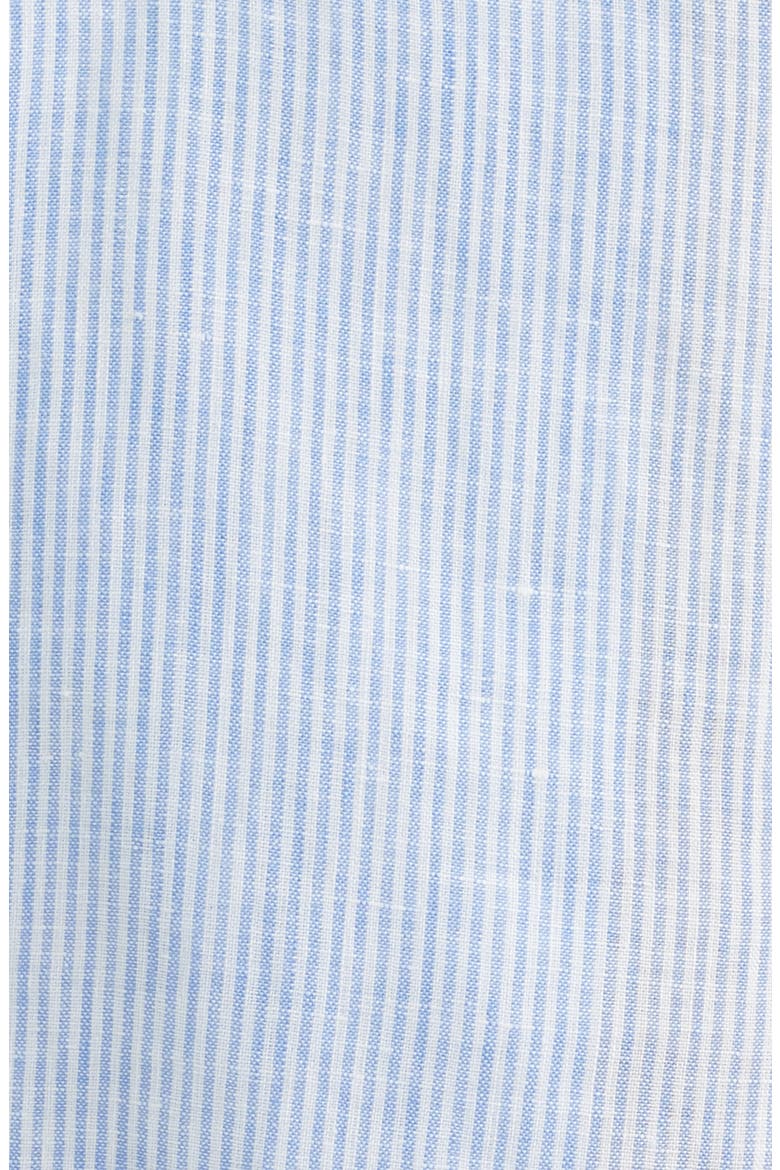 Mae Striped Linen Shorts, Alternate, color, THIN STRIPE