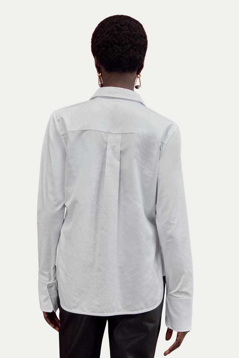 Cotton Woven Buttoned Shirt, Alternate, color, White