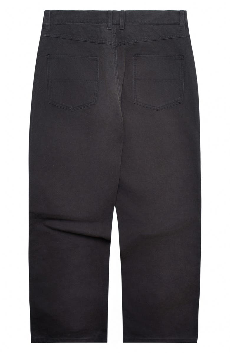 PLEASURES Impact Relaxed Straight Leg Jeans, Alternate, color, Black