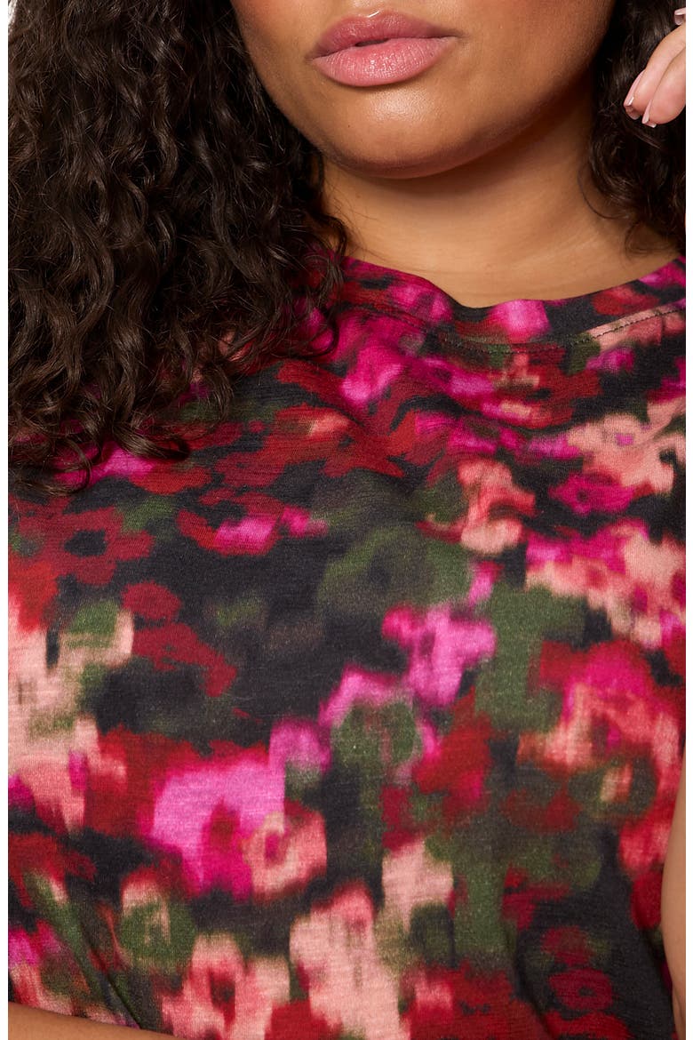 The Perfect T-Shirt, Alternate, color, BERRY GLOW RED
