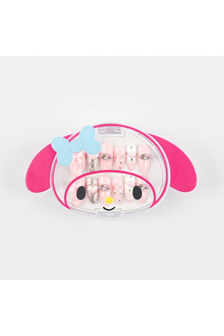 My Melody 3D Medium Round Press-On Nails, Alternate, color, Multicolor