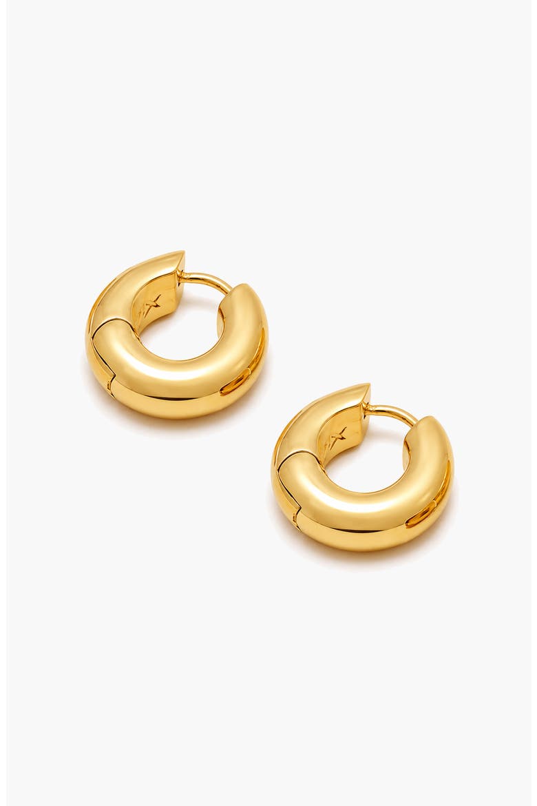 Sirso Midi Hoop Earrings In Gold, Main, color, Gold
