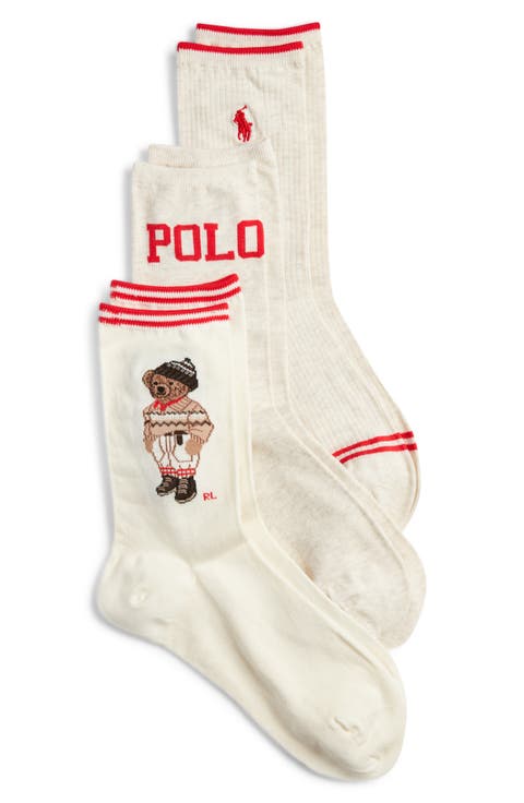 Colorado Bear Assorted 3-Pack Cotton Blend Crew Socks