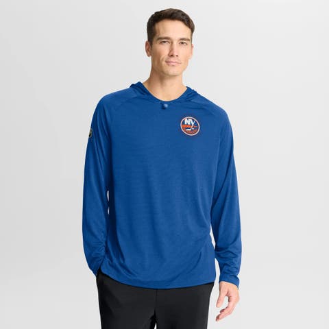 Men's Fanatics Royal New York Islanders Authentic Pro Rink Raglan Hoodie