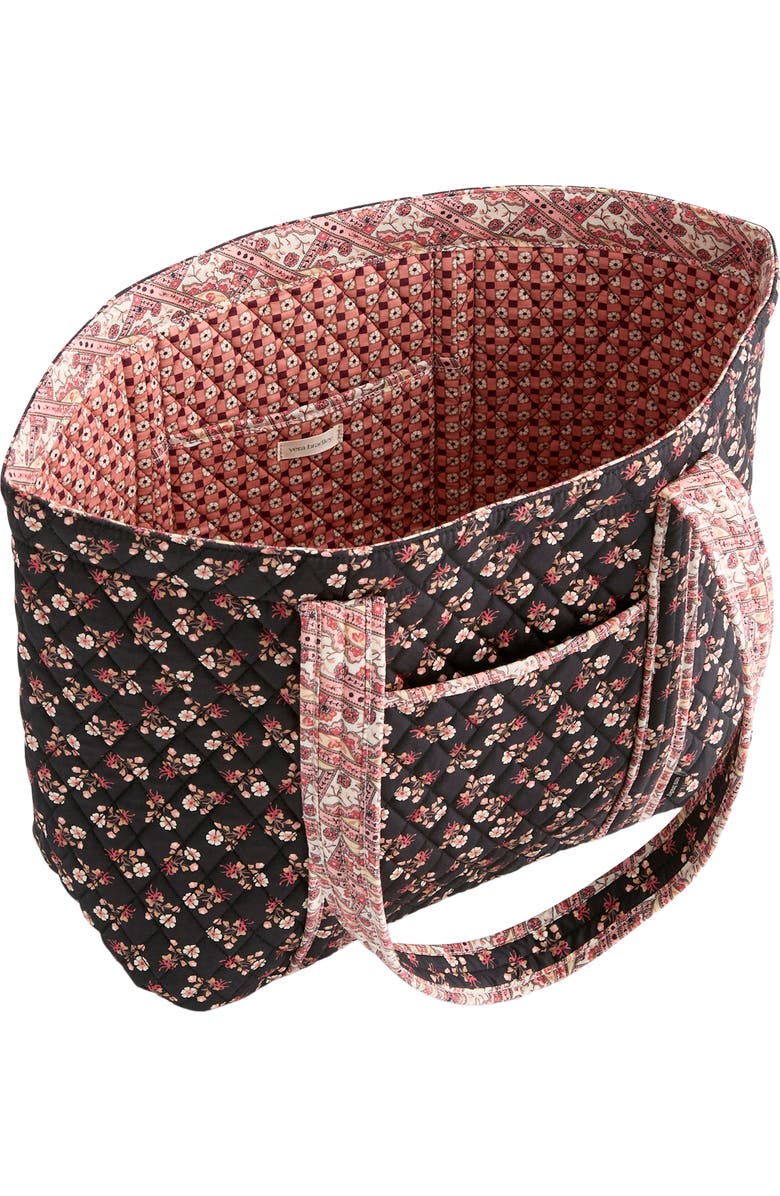 VERA BRADLEY Hathaway Ditsy Floral Quilted Reversible Tote, Alternate, color, Melissa Ditsy