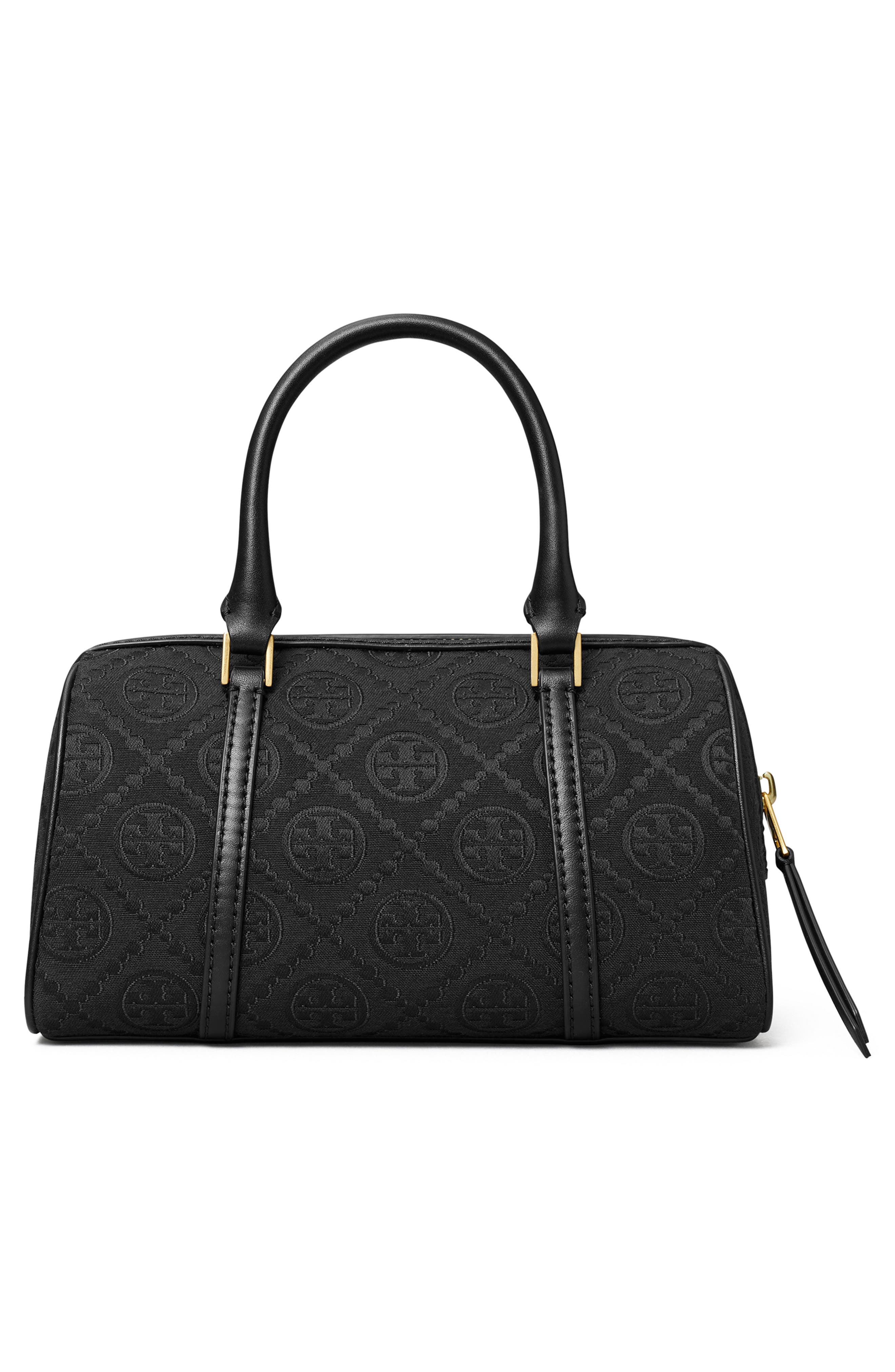 Tory Burch Mini T Monogram Barrel Bag, Alternate, color, 
