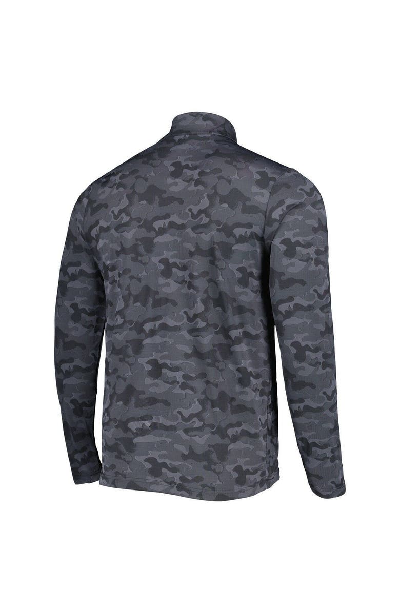 ANTIGUA Men's Antigua Black Arizona Cardinals Brigade Quarter-Zip Sweatshirt, Alternate, color, 