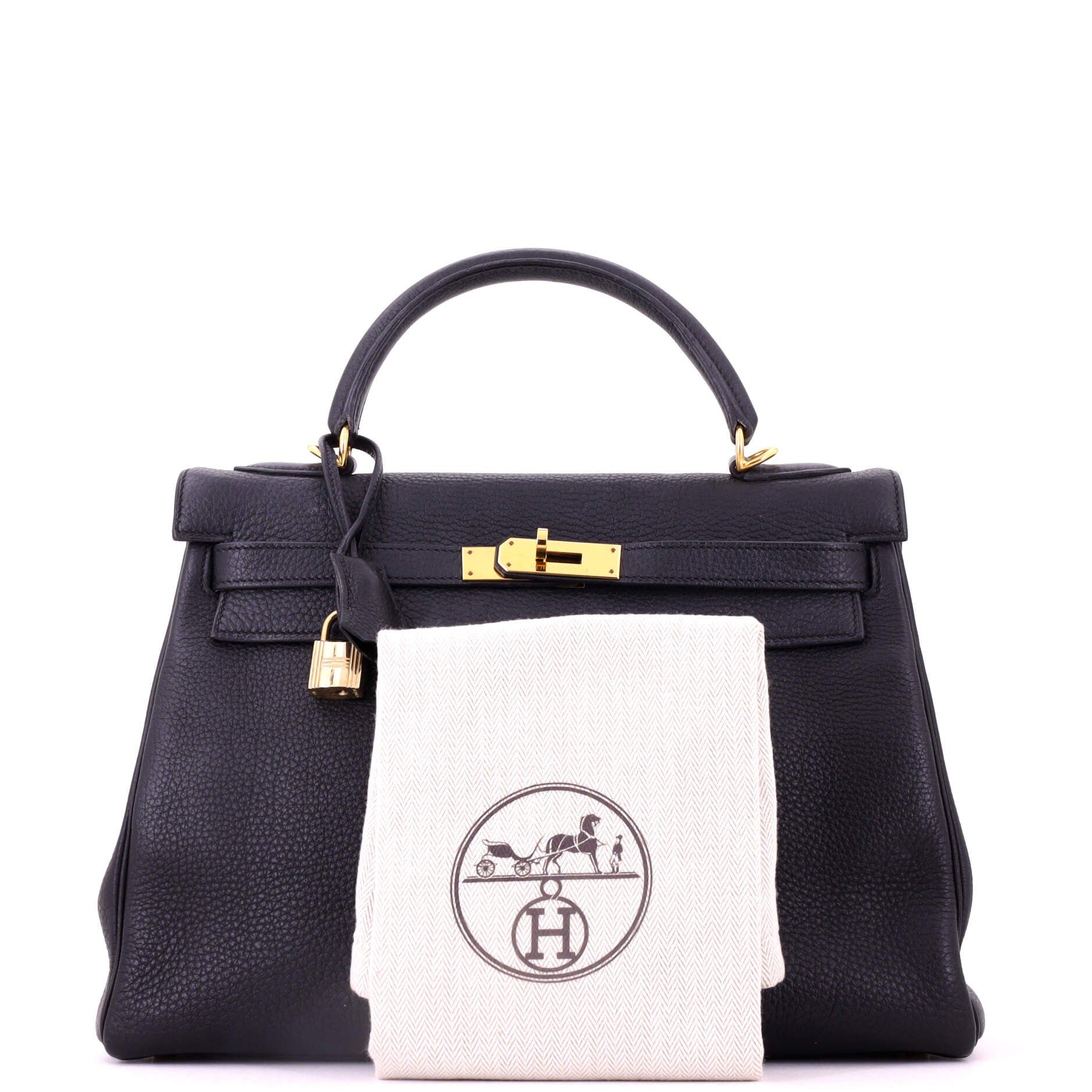 Kelly Handbag Black Togo with Gold Hardware 32, Alternate, color, Black