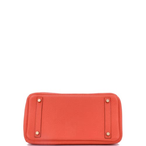 Pre-owned Hermes Hermes Birkin Handbag Orange Togo With Gold Hardware 30 In Orange