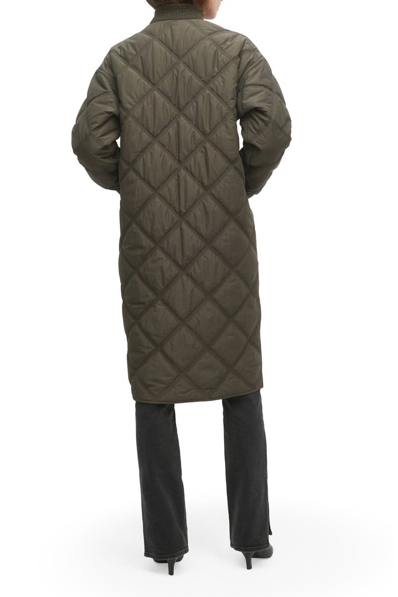 The Walk in the Park Cotton Blend Quilted Jacket, Alternate, color, DARK OLIVE