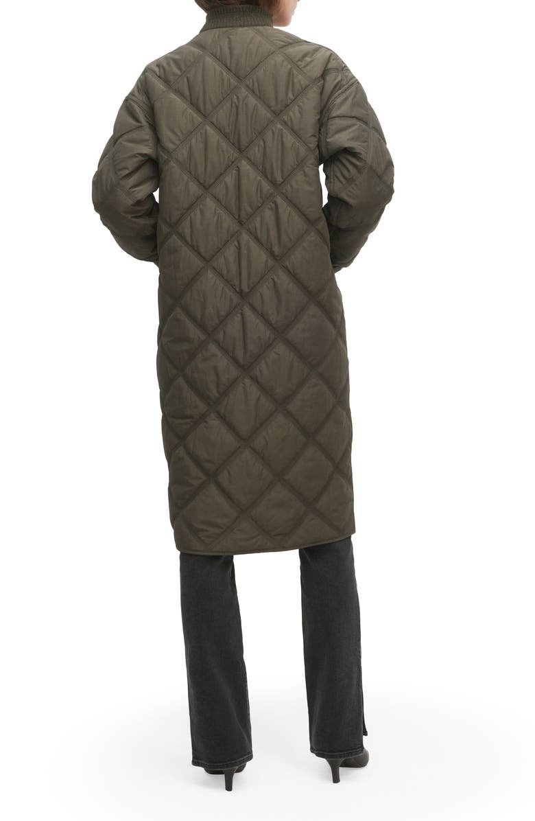 Favorite Daughter The Walk in the Park Cotton Blend Quilted Jacket, Alternate, color, Dark Olive