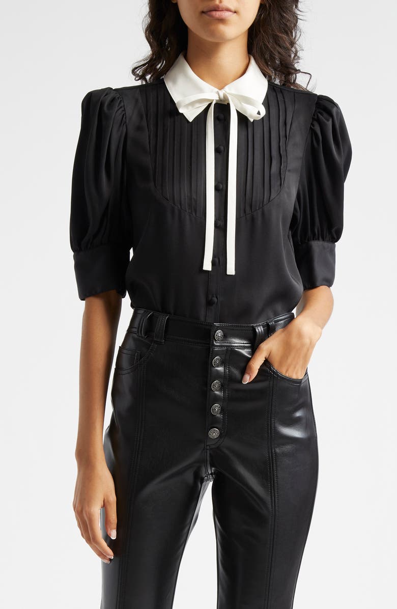 Cinq à Sept Farah Pleat Front Shirt, Main, color, 