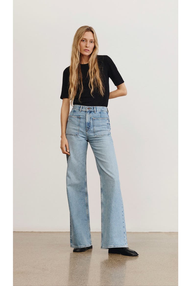 Dove High Rise Wide Leg Jean, Alternate, color, Vintage Light Blue