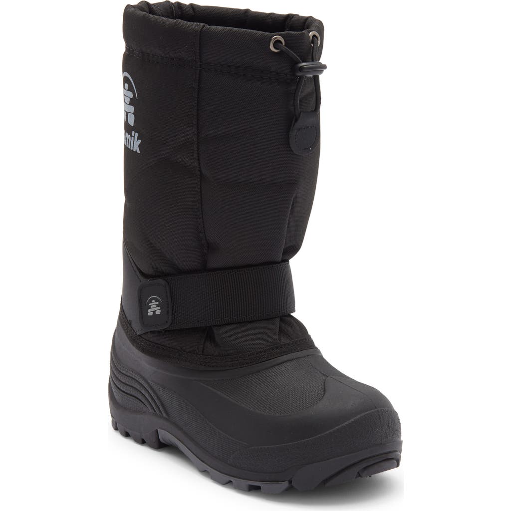 Kamik Rocket Waterproof Snow Boot In Black
