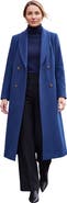 Jessica London Long Shawl Collar Wool Coat