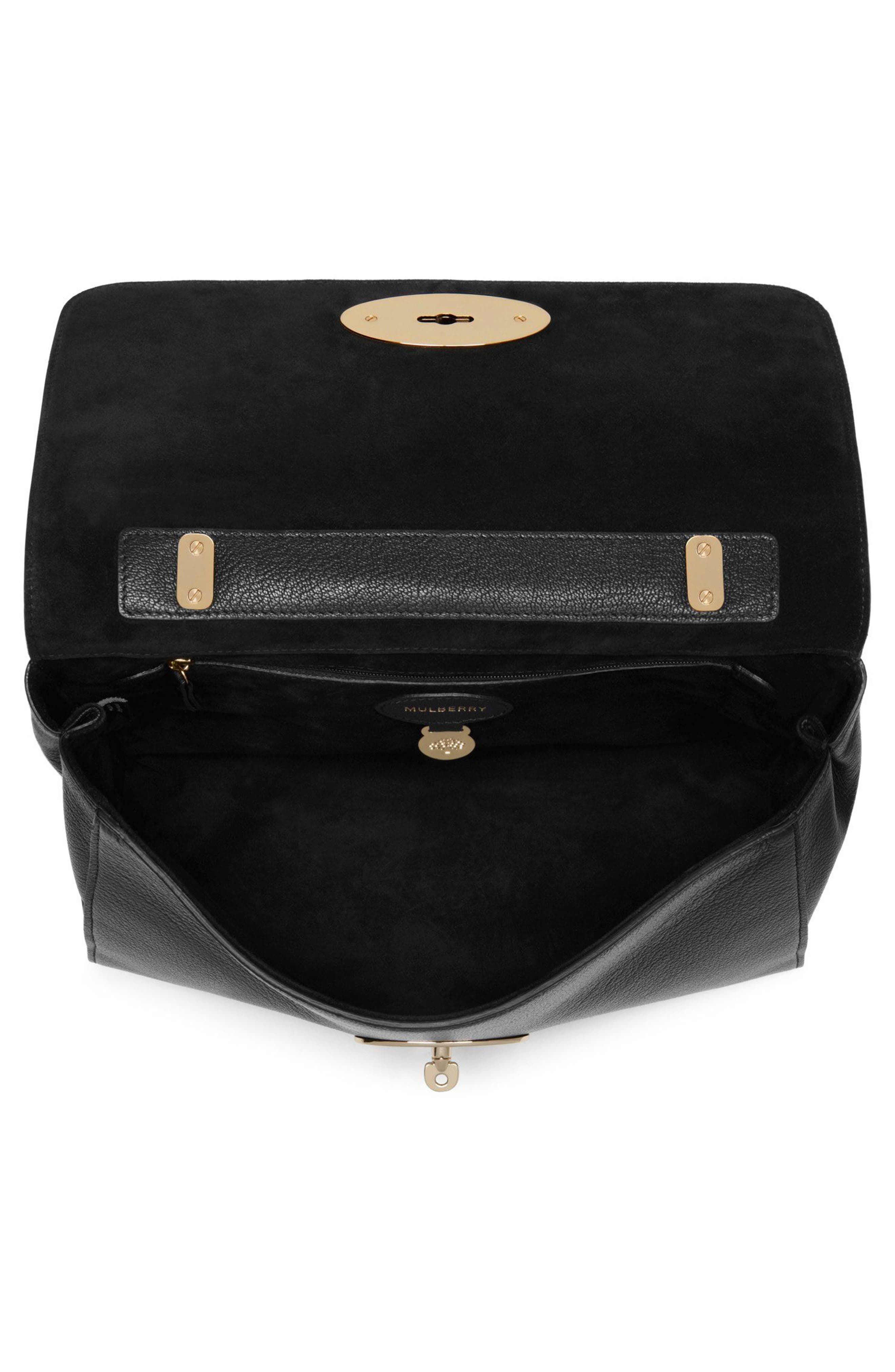 Mulberry Medium Lily Convertible Leather Shoulder Bag, Alternate, color, 