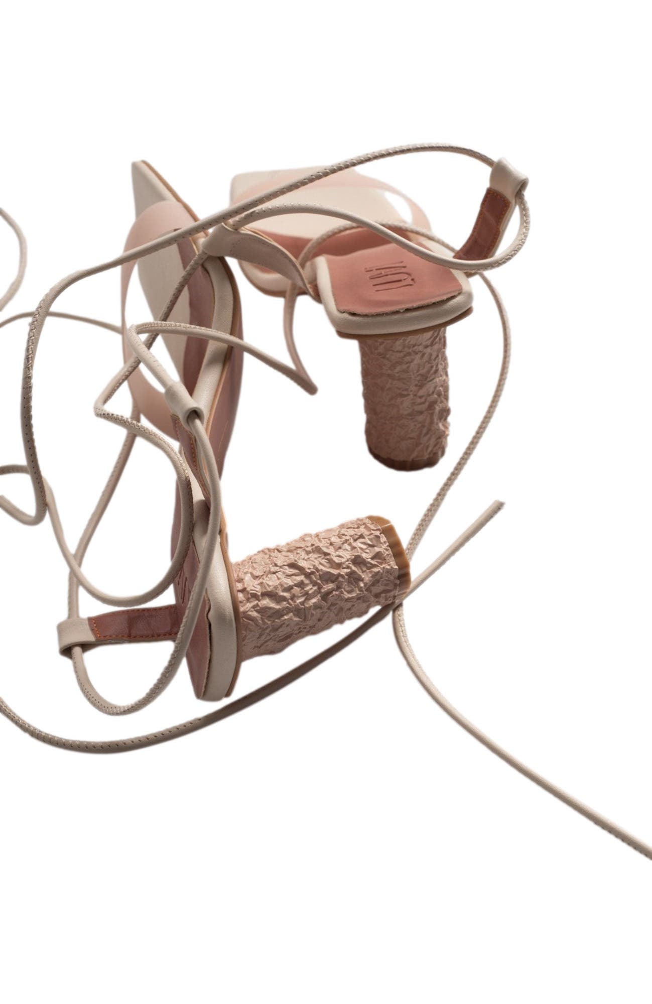 Rhea Block Heel Sandal, Alternate, color, Beige Faux Leather