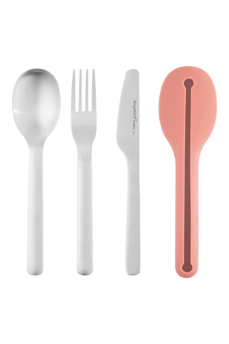 Bento Box with Flatware, Alternate, color, MULTICOLOR