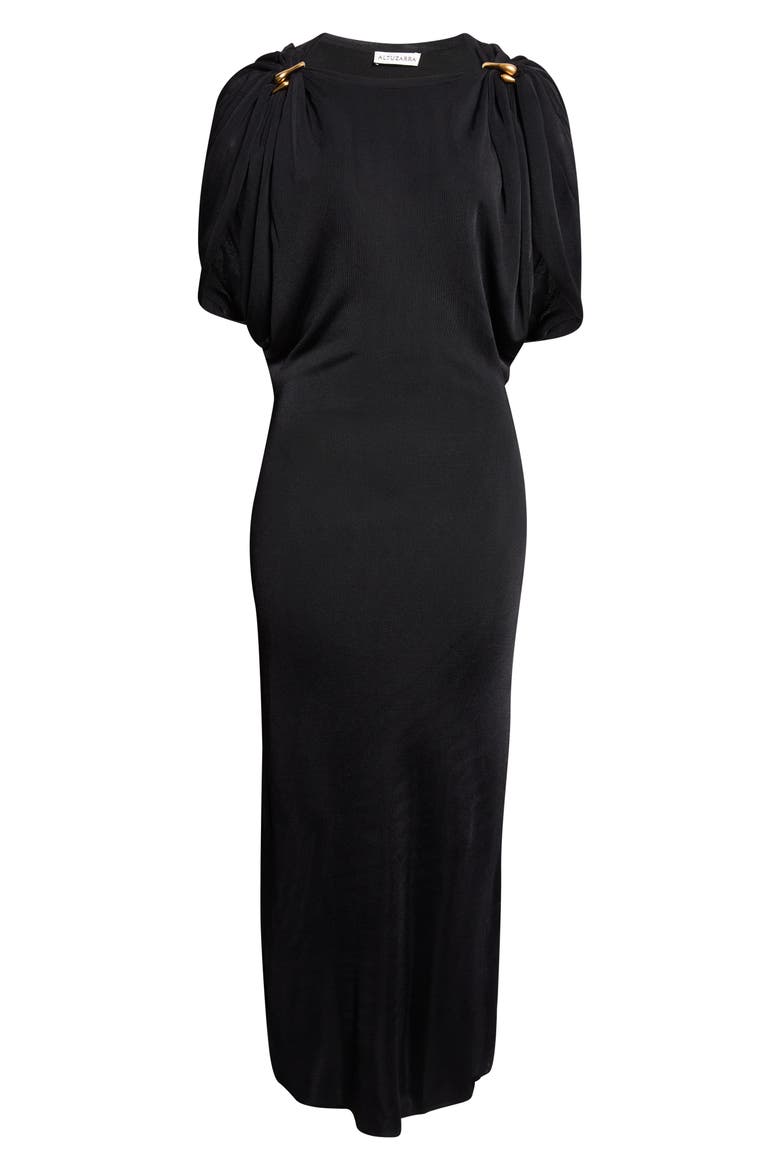 Henderson Knit Maxi Dress, Alternate, color, BLACK