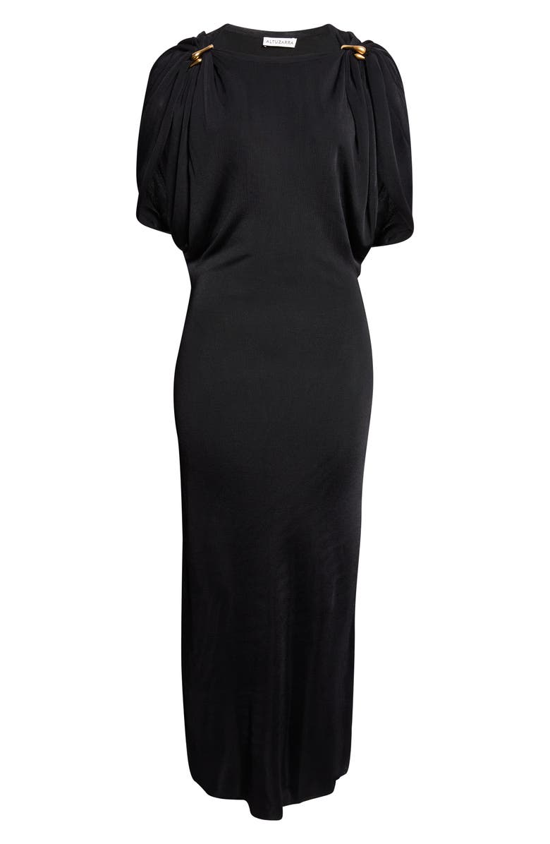 Altuzarra Henderson Knit Maxi Dress, Main, color, Black