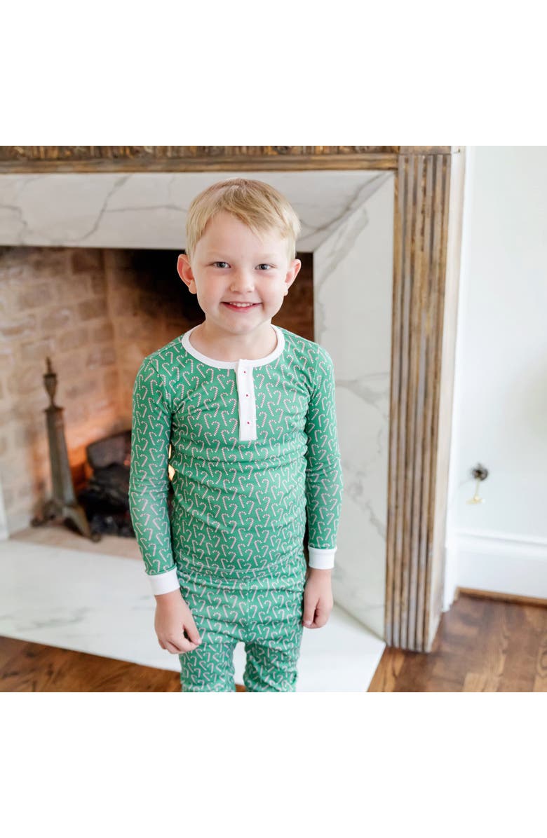 Lila and Hayes Jack Boys' Pajama Pant Set, Alternate, color, Candy Cane Lane