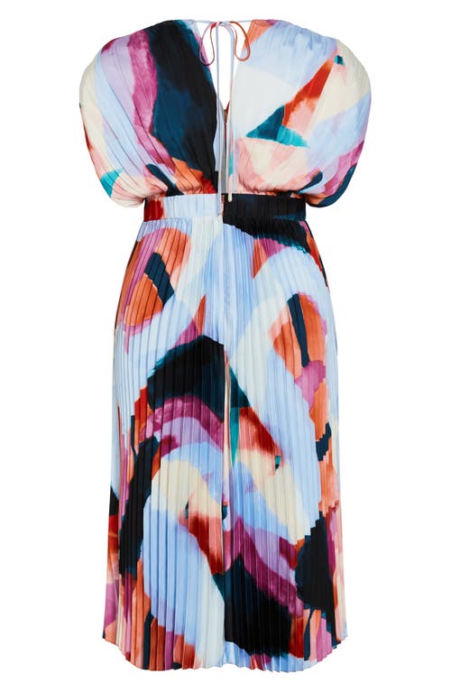 City Chic Henley Pleated Maxi Dress