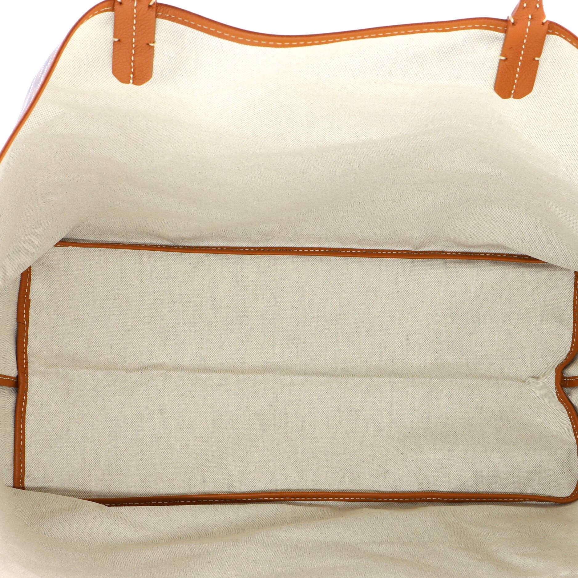 Pre-Owned Goyard Saint Louis Tote Coated Canvas GM, Alternate, color, Brown