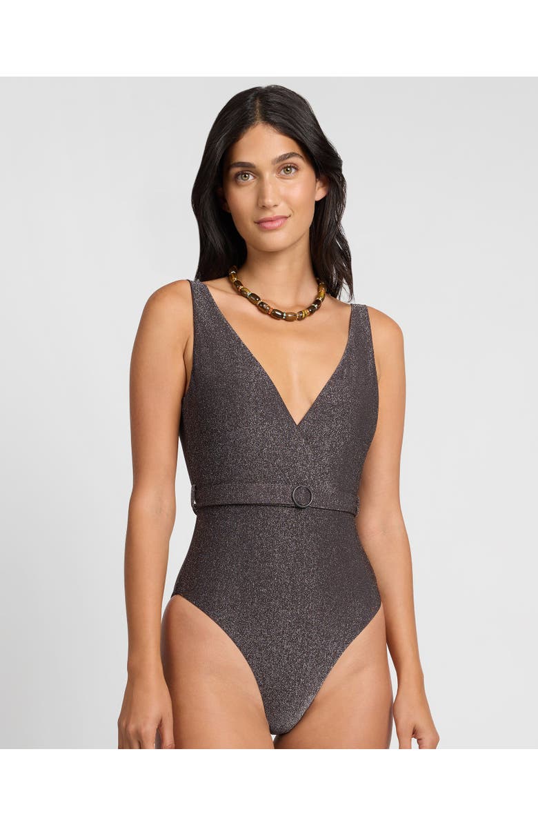 Onia Michelle One Piece, Alternate, color, Espresso