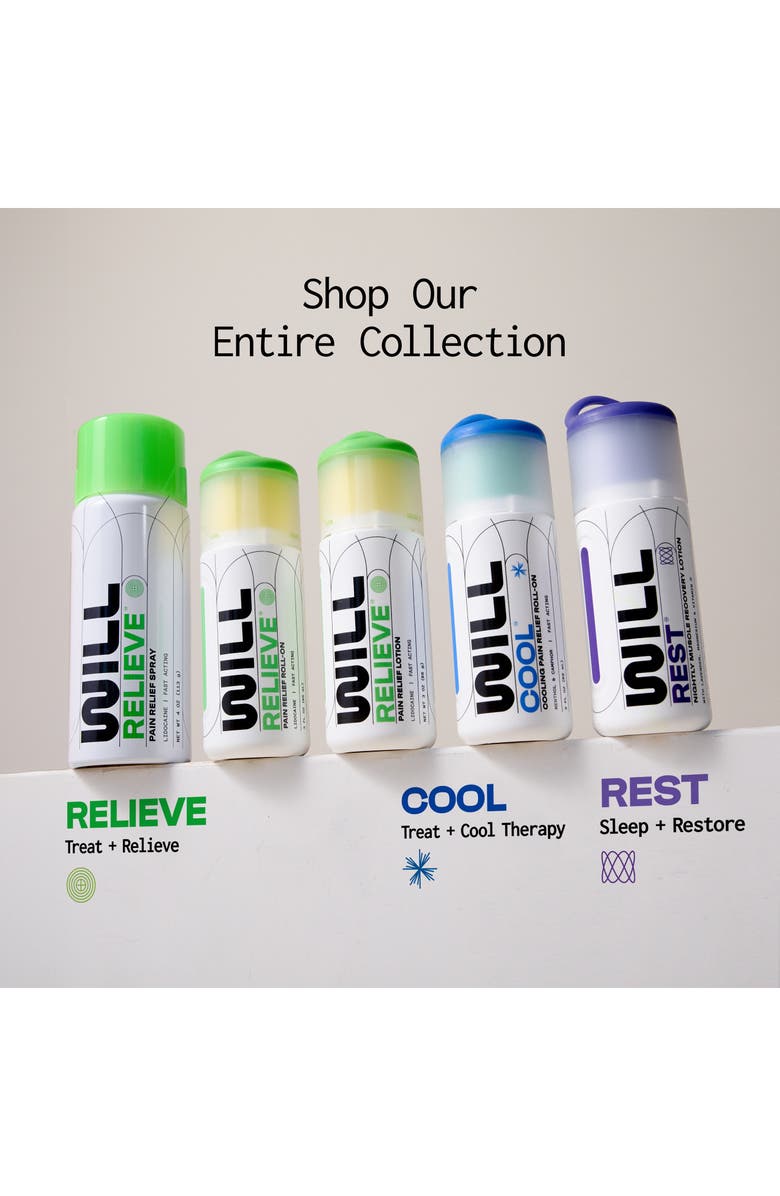 WILL PERFORM Fast Acting Pain Relief Roll-On with Lidocaine, Alternate, color,