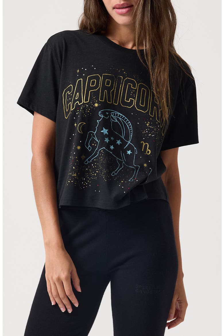 Scorpio Mercury Graphic T-Shirt, Main, color, BLACK