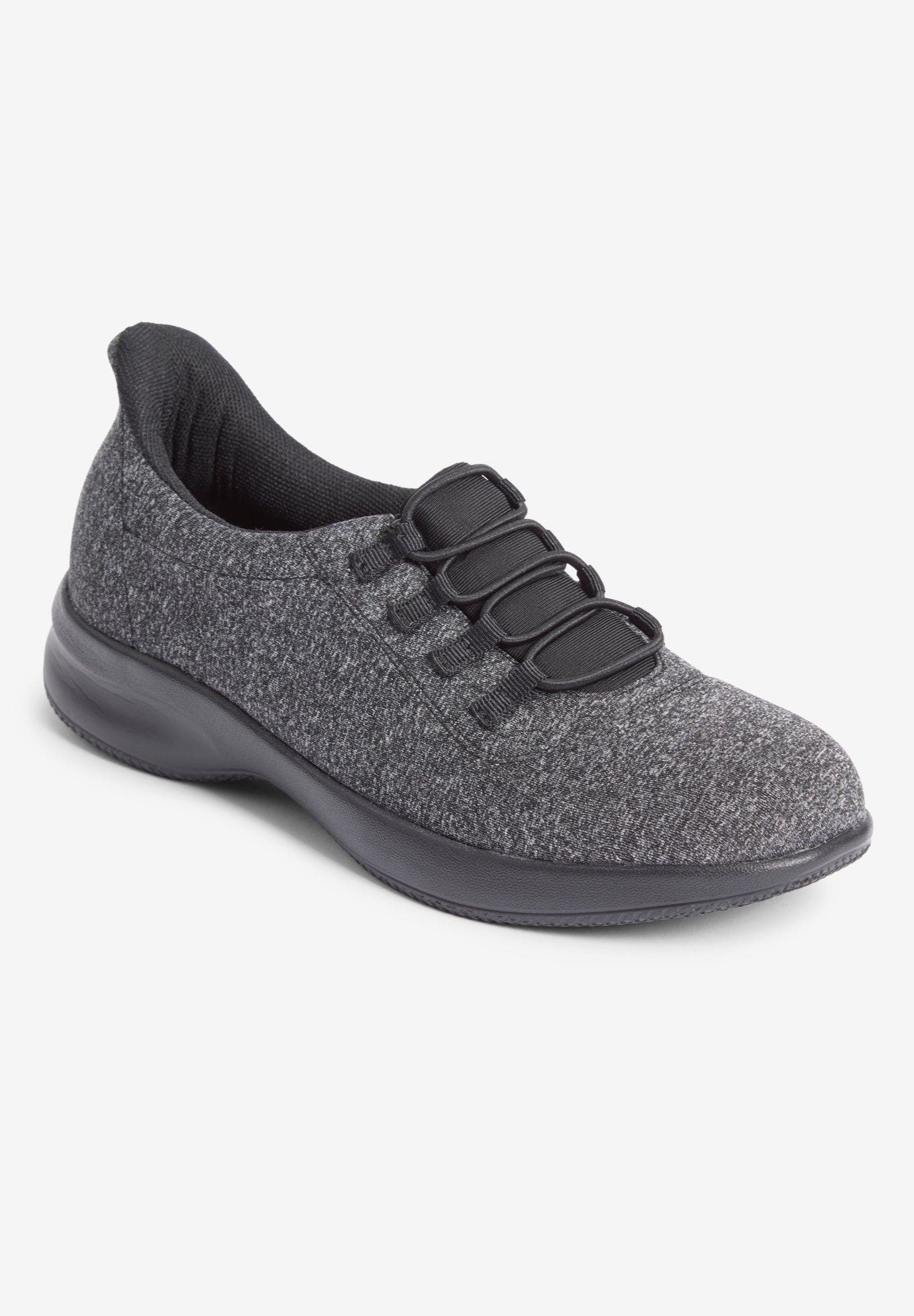 The Dina Effortless Entry Step In Sneaker, Alternate, color, BLACK