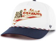 '47 Men's '47 White Oakland Athletics Flag Script Hitch Snapback Hat