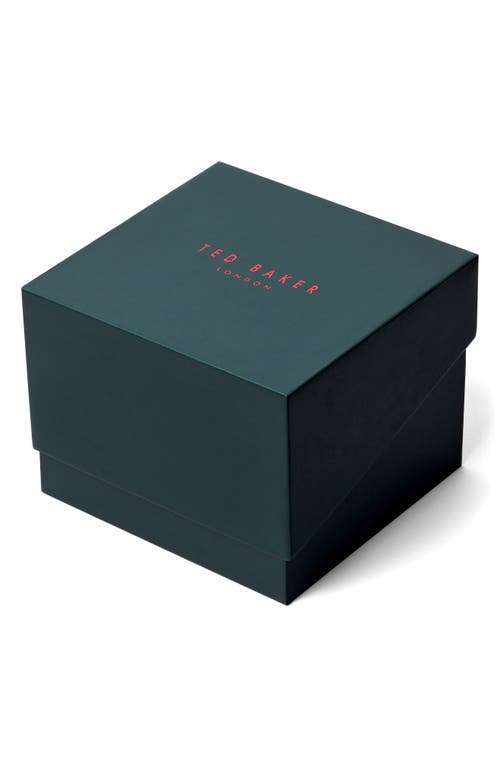 Ted Baker Ammy Floral Leather Strap Watch, 34mm In Pink