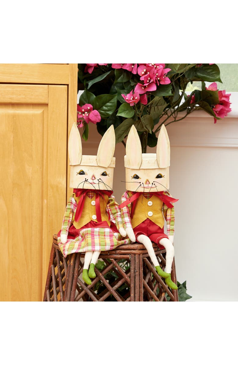 Gallerie II Quinnie Easter Cute Table Sitter Joe Spencer Figure Joe Spencer Figure Figurine, Alternate, color, Orange